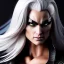 Placeholder: Ultra detailed fullbody Portrait in oil on canvas of Xmen character- beautiful Storm ,lighting,white hair,extremely detailed digital painting,ultrarealistic skin,intense stare, extremely detailed face, crystal clear eyes, mystical colors ,perfectly centered image, perfect composition, rim light, beautiful lighting,masterpiece ,8k, stunning scene, raytracing, anatomically correct, in the style of uncannyknack and Ohrai Noriyoshi and robert e howard and Steve Jung and Wizyakuza and Simon Bisley.