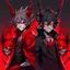 Placeholder: Black demon and red demon and dimond demon