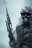 Placeholder: British ghost soldier, skull special forces mask, white smoke, dark, rage, sorrow, high definition, ultra 8 k, volumetric lighting, blue fire, fog