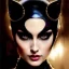 Placeholder: Drawing of beautiful face,busty CatWoman,intense stare,Minimal ancient armor, balanciaga fashion clothe painting by gaston bussiere, greg rutkowski, yoji shinkawa, yoshitaka amano, tsutomu nihei, donato giancola, tim hildebrandt, oil on canvas, cinematic composition, extreme detail,fit full head inside picture,16k