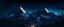 Placeholder: Mountains at night like artist Bob Ross 4k