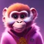 Placeholder: pixar style anamorphic cute monkey baby, smiling, gangsta gold neckless, full body, magenta puffer jacket, manila city backdrop, dramatic lighting, hyper-realistic, unreal engine 5, 16k. full detailed, wearing cap