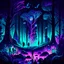 Placeholder: illustrations with a professional art style that show people learn quantum levitation, use colorful and dark midnight forest theme as a background, make it amazing