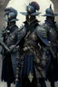 Placeholder: army of distopian victorian soldiers armors fantasy bloodborne