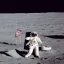 Placeholder: Astronaut chilling at a luxury hotel on the moon