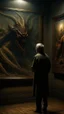 Placeholder: Bosch nightmares paining style Title:the giant lized, 8k artistic photography, photorealistic concept art, soft natural volumetric cinematic perfect light, chiaroscuro, award-winning photograph, masterpiece, oil on canvas, Raphael, Caravaggio’s, Greg Rutkowski, people, beksinski, Giger
