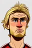 Placeholder: Rasmus Hojlund Footballer,cartoon 2d