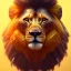 Placeholder: Portrait of cute lion, Fantasy art, yellow clothes, octane render