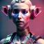 Placeholder: Very detailed cinematic cyberpunk female elf