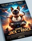 Placeholder: Create a realistic movie poster for 'Siamese Jack the Krack' featuring a siamese in an adventurous setting, with futuristic elements, dramatic lighting, and the tagline 'Tiny Paws, Epic Quests: Unleash the Adventure with Siamese Jack!' with a release date of September 13, 2024