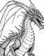 Placeholder: real big dragon coloring page