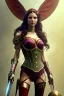 Placeholder: milf, warrior, brunet hair, corset, 8k resolution, high-quality, fine-detail, intricate, digital art, detailed matte, volumetric lighting, illustration, 3D octane render, brian froud, howard lyon, selina french, anna dittmann, annie stokes, lisa parker, greg rutowski