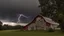 Placeholder: lightening strikes barn