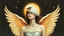 Placeholder: celestial woman with bird head angel wings