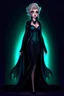 Placeholder: disney Elsa as evil darkness fullbody