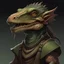 Placeholder: dnd, artistic, illustration, artstation, kobold, reptile, portrait, zombie, body without skin, anatomy and muscles, eyes with no iris or pupil