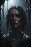 Placeholder: Crying woman, dark creatures around, surrealism, intricate environment, dark atmosphere, 8k octane rendered, unreal engine 5, high contrast, high resolution, cinematic lights, masterpiece, 3d