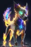 Placeholder: Zombie dog cat fire dragon humanoid fused alien ,extremely detailed,crystal clear, mystical colors ,perfectly centered image, perfect composition, rim light, beautiful lighting, 8k, stunning scene, raytracing