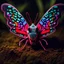 Placeholder: Glowing Colorful Moth 1.5mm field of view Olympus macro gear at 5:1 magnification. Modifiers: sharp focus elegant fantasy bright studio setting studio lighting photorealistic very attractive beautiful wallpaper award winning imperial colors fantastic view hyperrealistic ultra detailed 4K 3D very cute cinematic postprocessing acrylic art