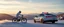 Placeholder: 888 snow man riding a bike down hill with skiers with police car on tail