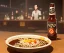 Placeholder: ramen with beer drink