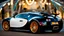 Placeholder: Bugatti Veyron with cool rear lights, rear view, desktop wallpaper, 4K, Cinematic