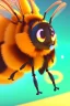 Placeholder: Cute bee as pfp animation style