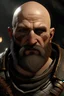 Placeholder: Bald guy with beard in gow