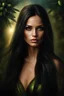 Placeholder: Portrait of an Olive skinned beautiful woman with long dark hair, photorealistic, fantasy