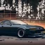 Placeholder: 300zx jdm car in gamming logo style