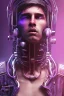 Placeholder: lionel messi style cyberpunk, purple tones, high lighting