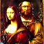 Placeholder: portrait of a men and a woman Leonardo da Vinci style