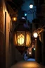Placeholder: Ramadan lantern on an Arab street