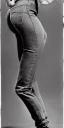 Placeholder: Ziegfeld fit Girl on jeans walking