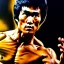 Placeholder: Ultra detailed fullbody Portrait in oil on canvas of Venom merges Bruce lee,extremely detailed digital painting,extremely detailed face,crystal clear Big eyes, mystical colors ,perfectly centered image, perfect composition, rim light, beautiful lighting,masterpiece,8k, stunning scene, raytracing, anatomically correct, in the style of Wizyakuza and robert e howard and InHyuk Lee and Ohrai Noriyoshi and Simon Bisley.