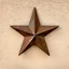 Placeholder: rusty metal star