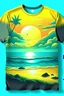 Placeholder: COOL REALIST BEACH AND SUN TSHIRT DESIGN