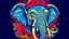 Placeholder: masterpiece of an hiphop rapper elephant vector style, t-shirt design