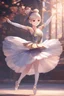 Placeholder: ballerina in the style of genshin impact