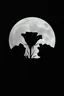 Placeholder: Black And White Graphic Of a dead black roses