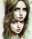 Placeholder: a beautiful samdoesarts face portrait of young and cute ana de armas, fine pencil and watercolors, detailed green-brown eyes, intricate, by carne griffiths and victo ngai