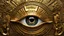 Placeholder: absurdres, Egyptian_Icons, no humans, still life, gold, sparkle, hieroglyphs , egyptian symbols, eye,