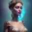 Placeholder: beautiful goddess, wearing gown of gemstones | fantasy, hyper-detailed, accurate anatomy, symmetrical facial features, sharp focus, volumetric lighting, 16k | karol bak, yoshitaka amano, tom bagshaw, aurora, zbrush cel-shaded, cgsociety | ethereal beautiful astral vaporwave storybook illustration, dark fantasy