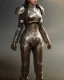 Placeholder: full body, leather armour , big busty , pintura, ,details,texture,8k quality, florest, Minimalism, Romanticism, Expressionism, Impressionism