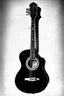 Placeholder: Old acoustic mariachi guitar black and white graphic Old acoustic mariachi guitar
