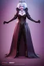 Placeholder: Mae West as evil queen in black leather, leather, busty, cleavage, angry, stern look. character design by cory loftis, fenghua zhong, ryohei hase, ismail inceoglu and ruan jia. unreal engine 5, artistic lighting, highly detailed, photorealistic, fantasy