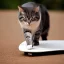 Placeholder: cat on skate board