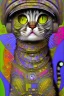 Placeholder: Cat Hundertwasser. Perfect iris