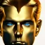 Placeholder: gold Man, beautiful man, soft, blue eyes, hight definition, 8k