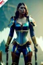 Placeholder: milf, warrior, full body, corset, deep colours, atmospheric, realistic, unreal engine, cinematic lighting, octane render, 8k.